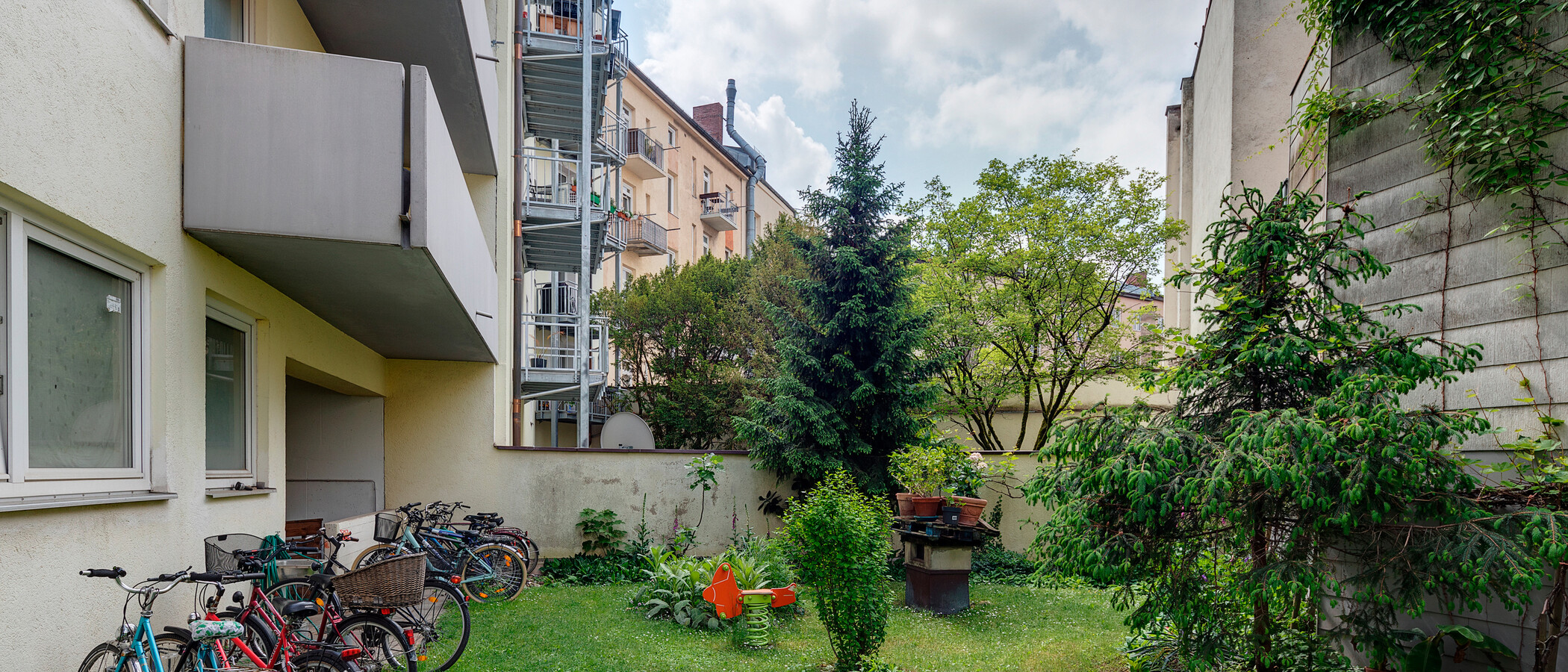 квартира München Isarvorstadt 01 внутренний двор  11049