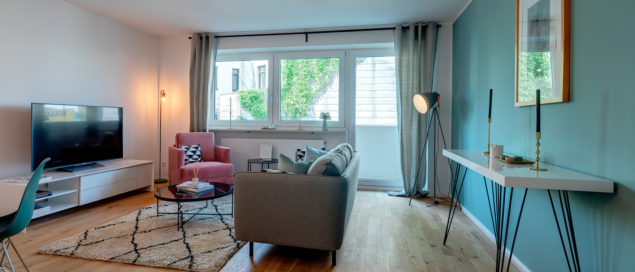 квартира München Isarvorstadt 01 гостиная 11049
