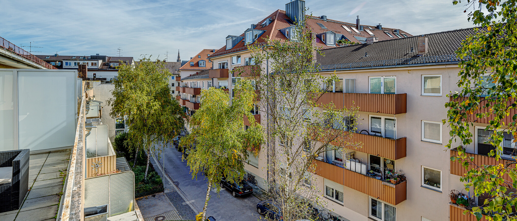 квартира München Untergiesing 01 вид из окна 11056