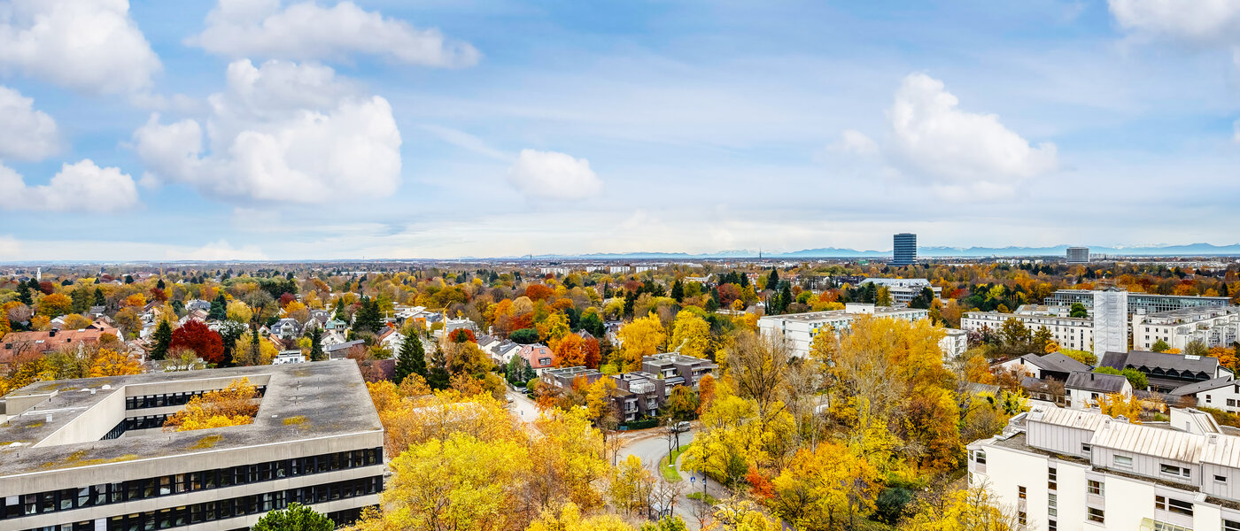 квартира München Arabellapark 01 вид из окна 11073