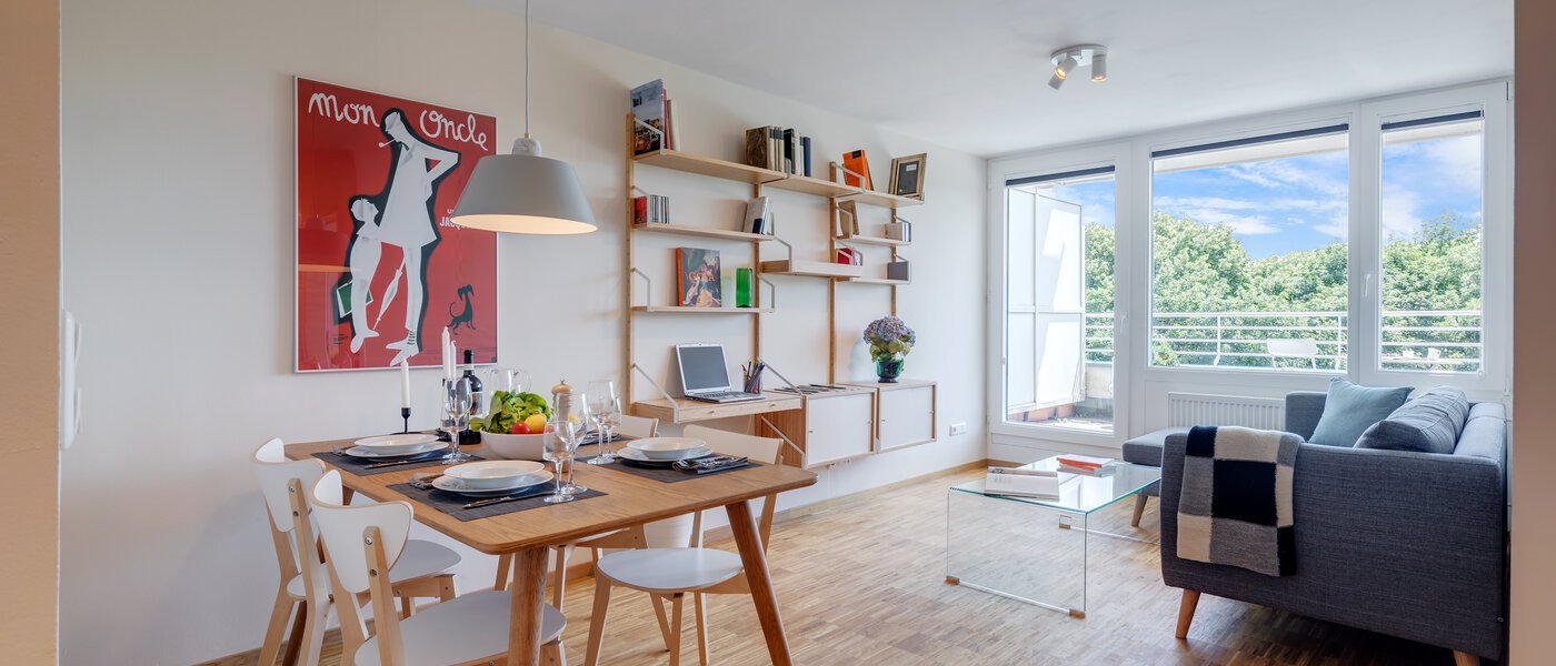 мансардная квартира München Bogenhausen 01 жилое пространство 11076