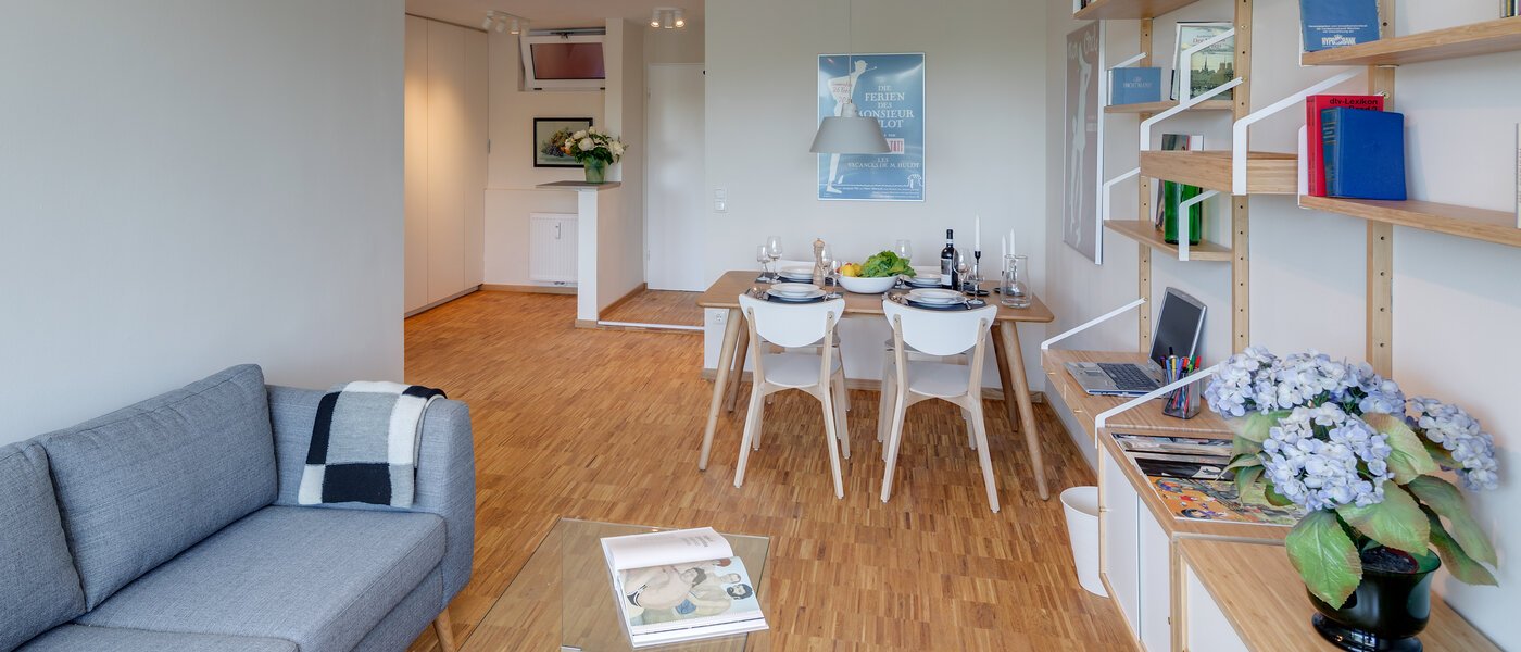 мансардная квартира München Bogenhausen 03 жилое пространство 11076