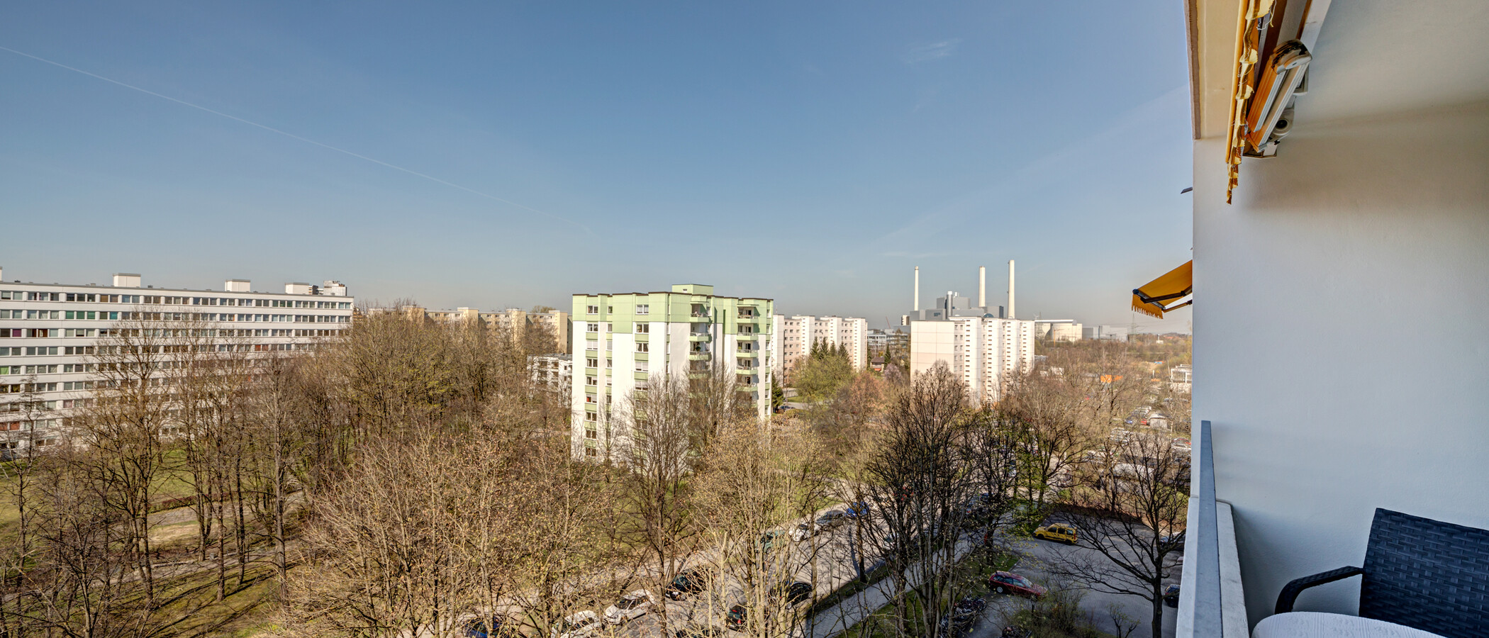 квартира München Johanneskirchen 01 вид из окна 1110