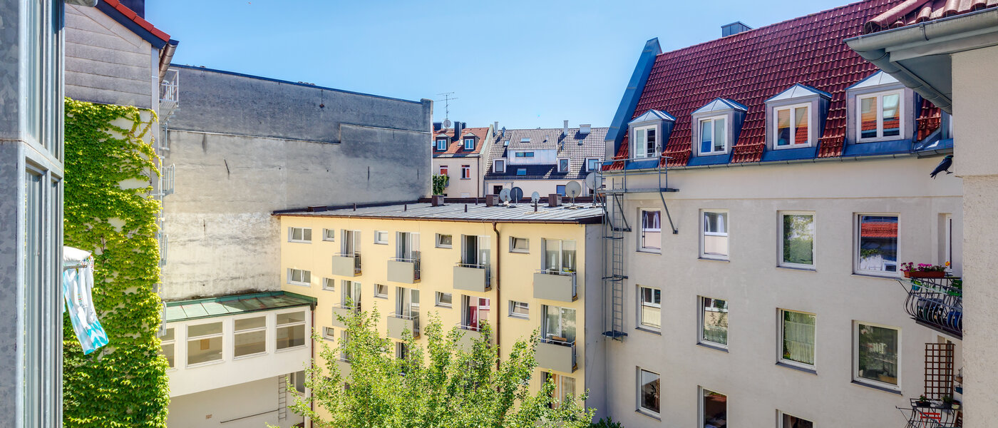 квартира München Haidhausen 03 вид из окна 11109