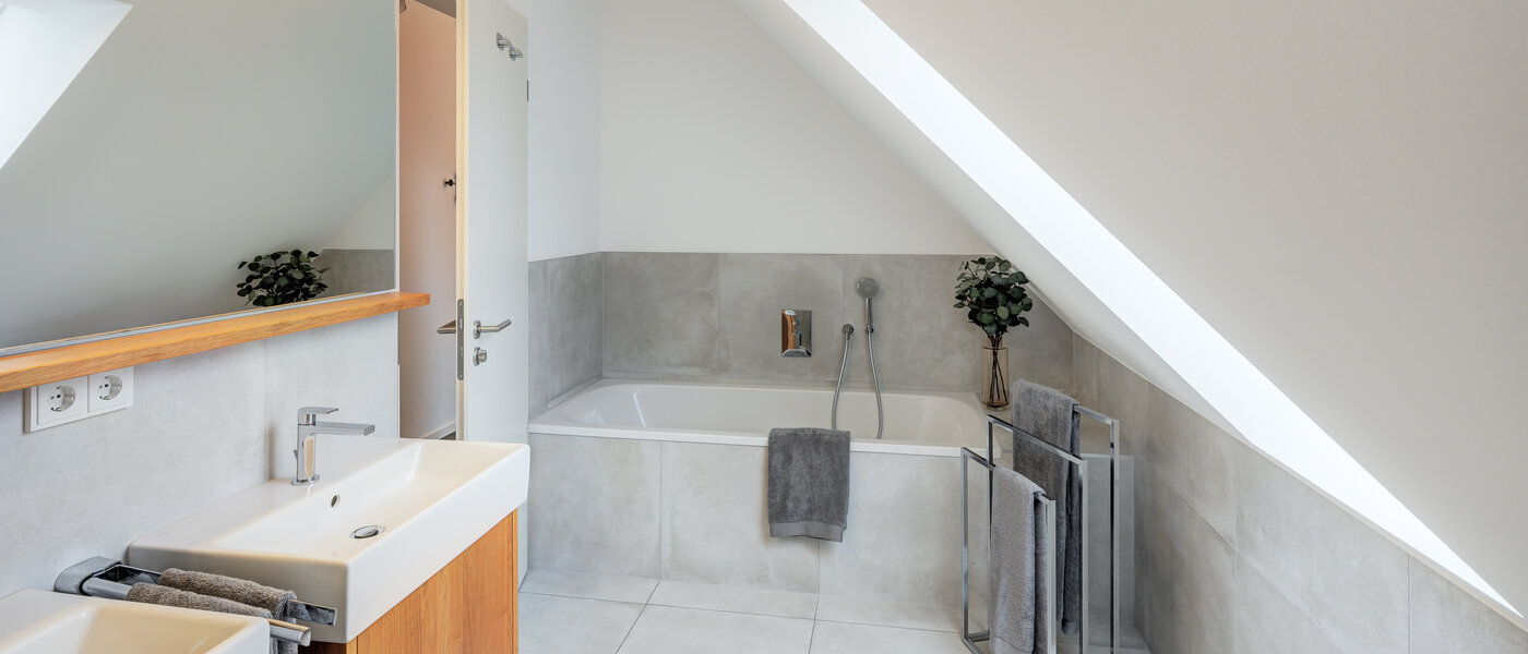 двухэтажная квартира München Pasing 03 2-я ванная комната 11136