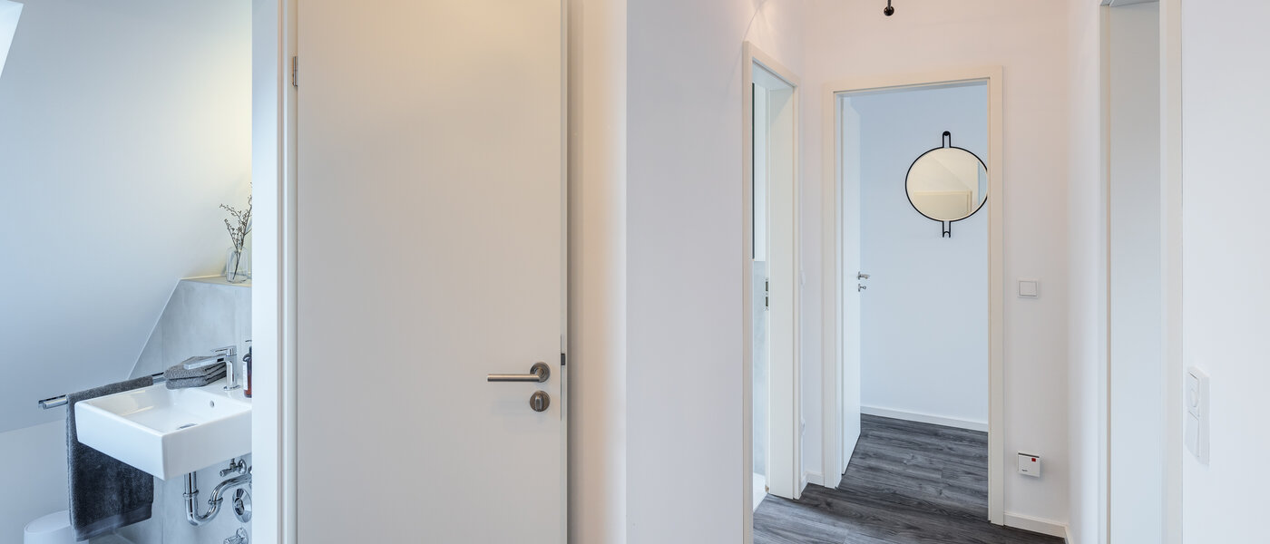 двухэтажная квартира München Pasing 05 коридор 11136