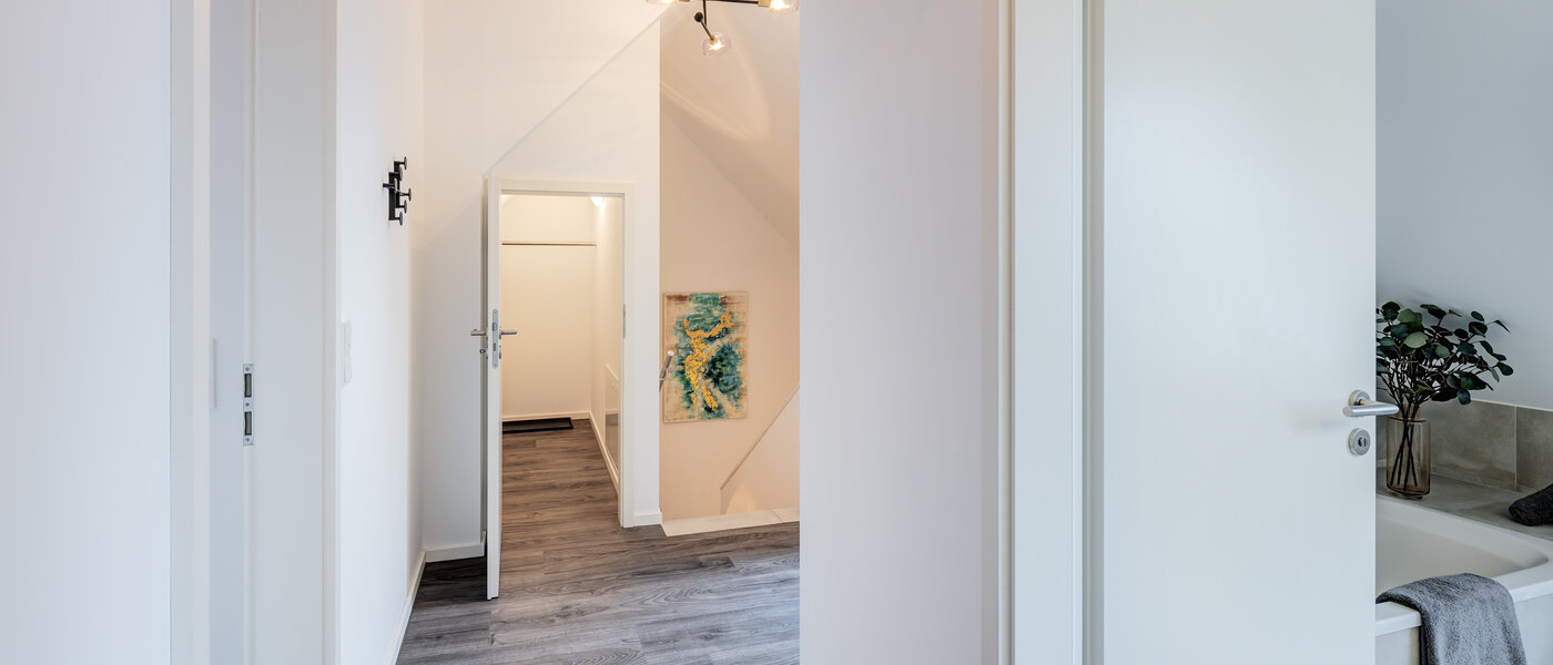 двухэтажная квартира München Pasing 06 коридор 11136