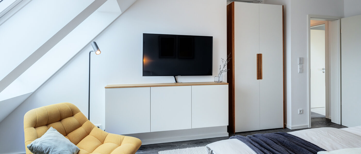 двухэтажная квартира München Pasing 03 3-я спальная комната 11136