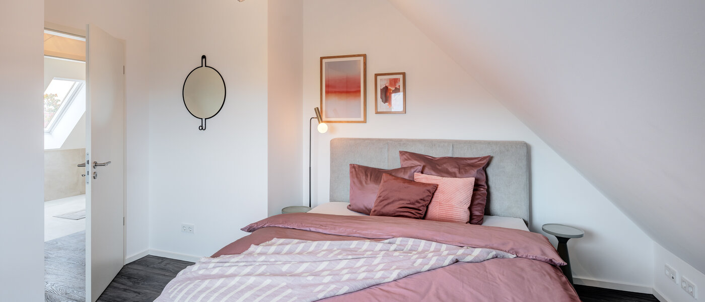 двухэтажная квартира München Pasing 01 2-я спальная комната 11136