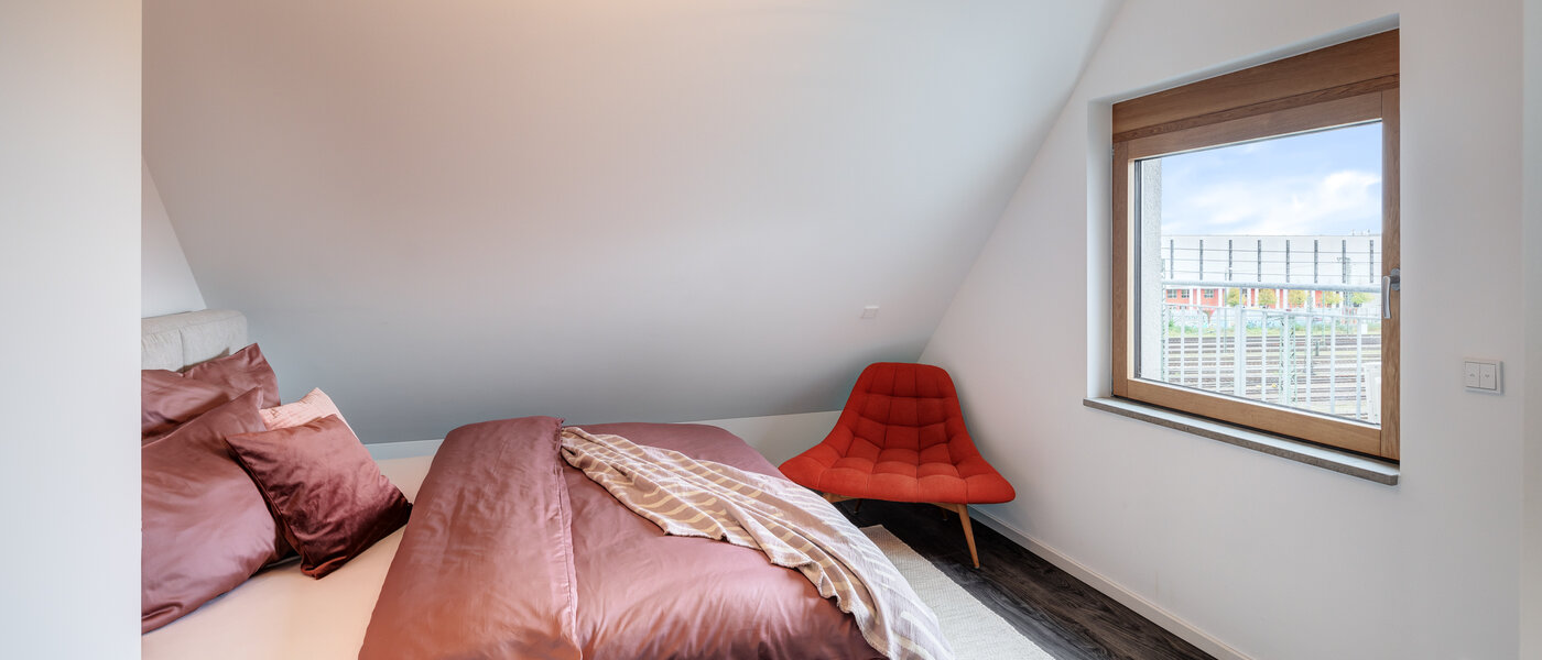 двухэтажная квартира München Pasing 02 2-я спальная комната 11136