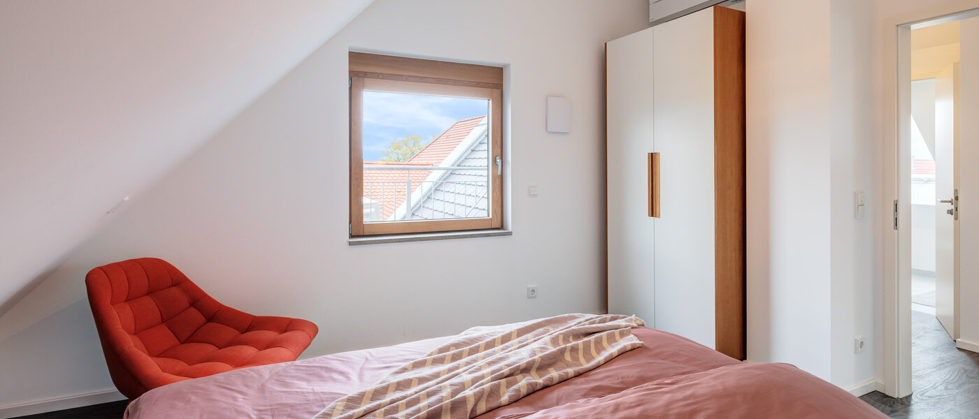 двухэтажная квартира München Pasing 03 2-я спальная комната 11136