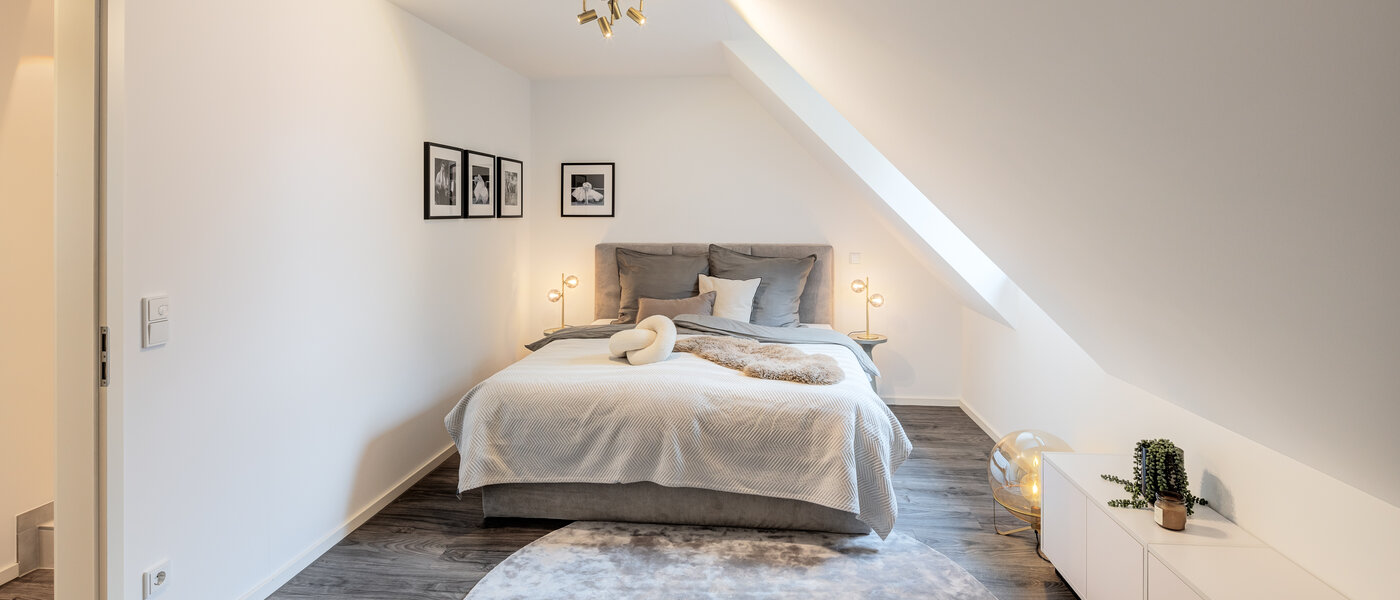 двухэтажная квартира München Pasing 02 1-я спальная комната 11136