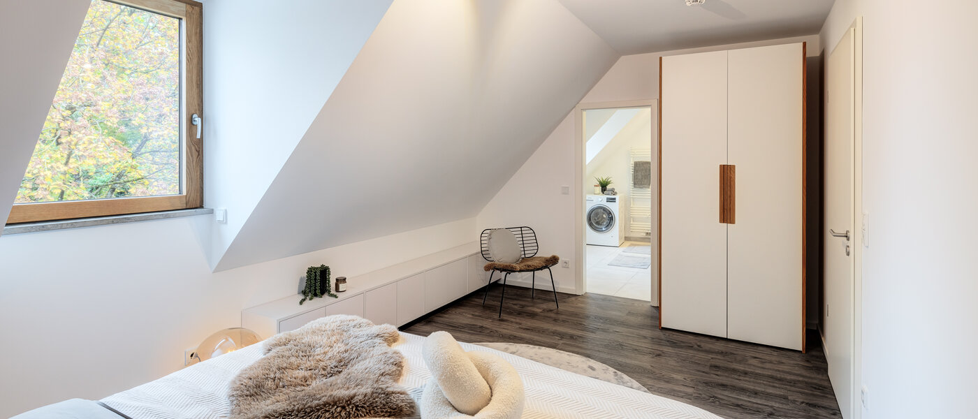 двухэтажная квартира München Pasing 04 1-я спальная комната 11136