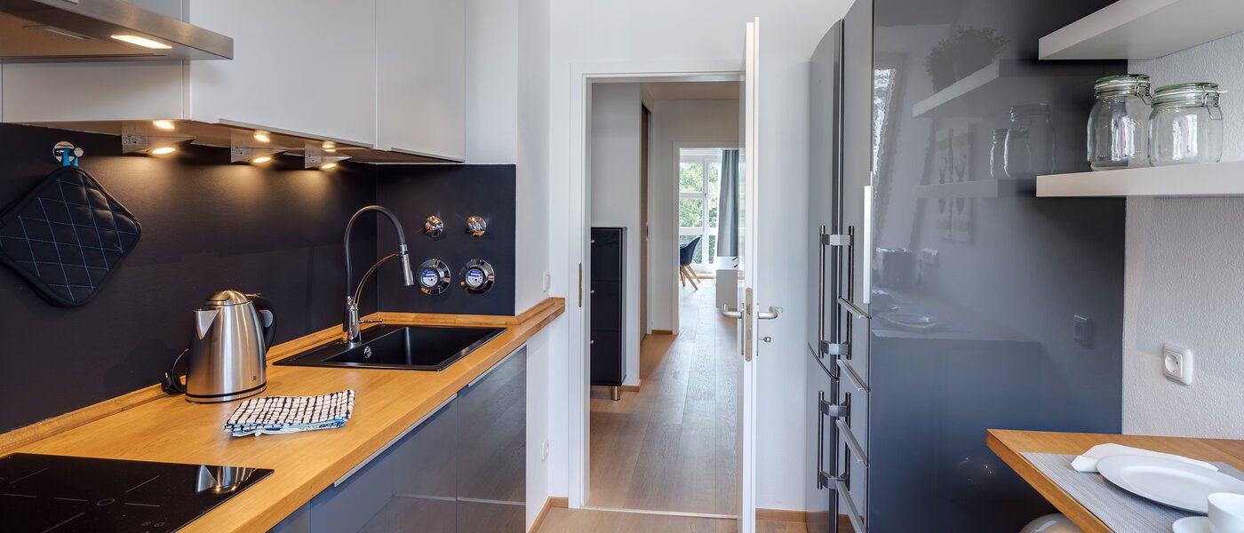 квартира München Schwabing 04 кухня 11155