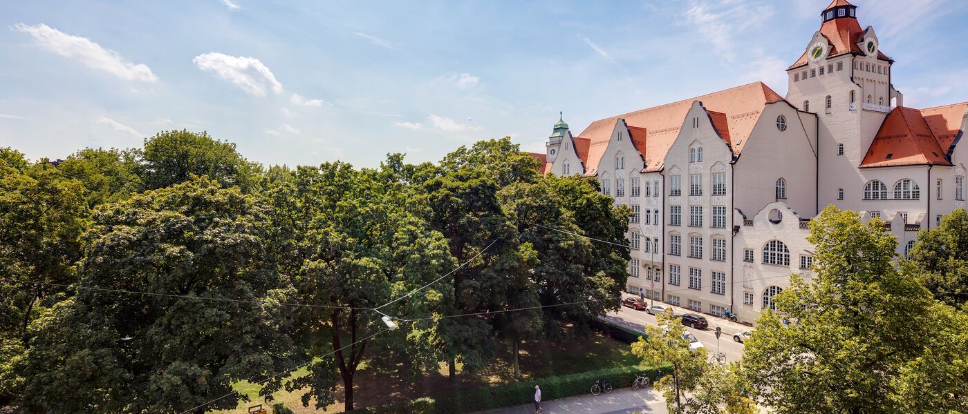 квартира München Schwabing 01 вид из окна 11155