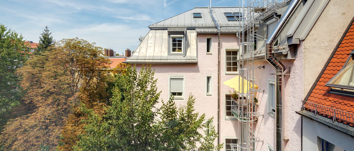 квартира München Schwabing 02 вид из окна 11155