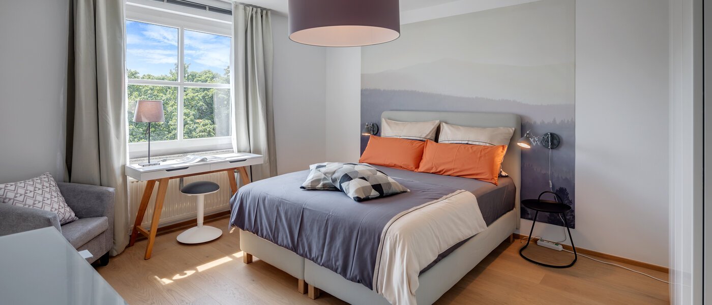 квартира München Schwabing 01 2-я спальная комната 11155