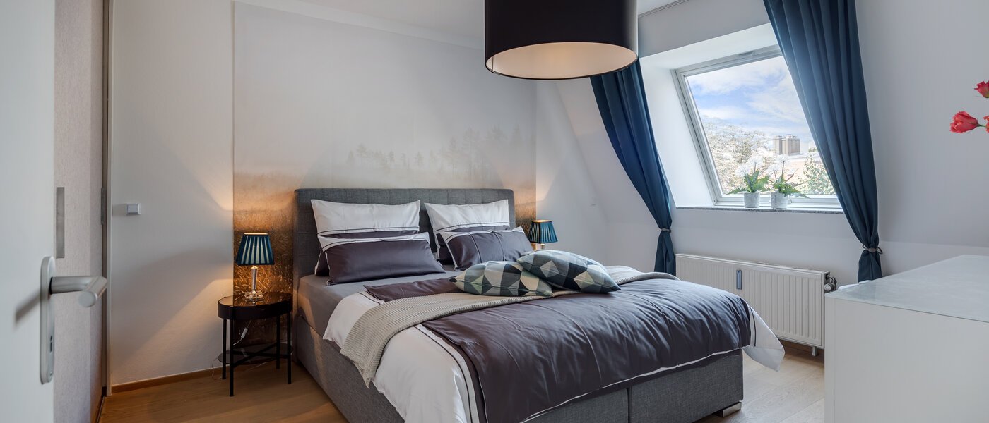 квартира München Schwabing 01 спальная комната 11155