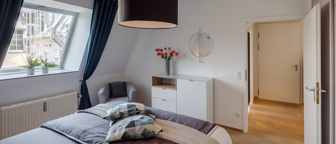 квартира München Schwabing 03 спальная комната 11155