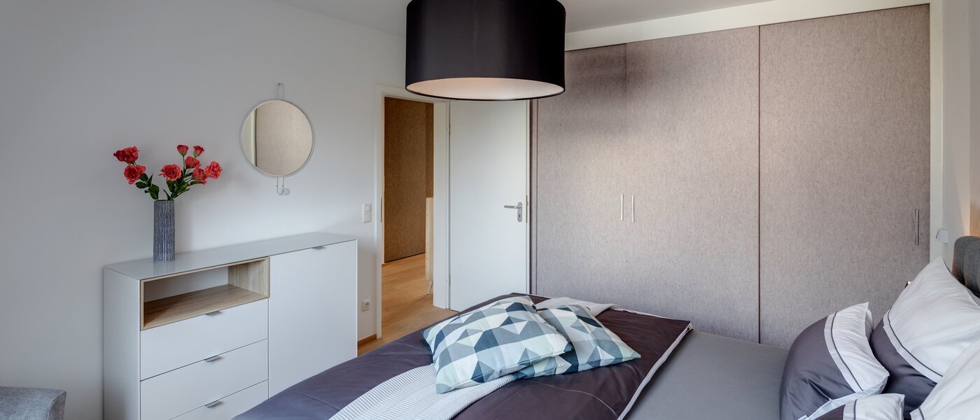 квартира München Schwabing 04 спальная комната 11155