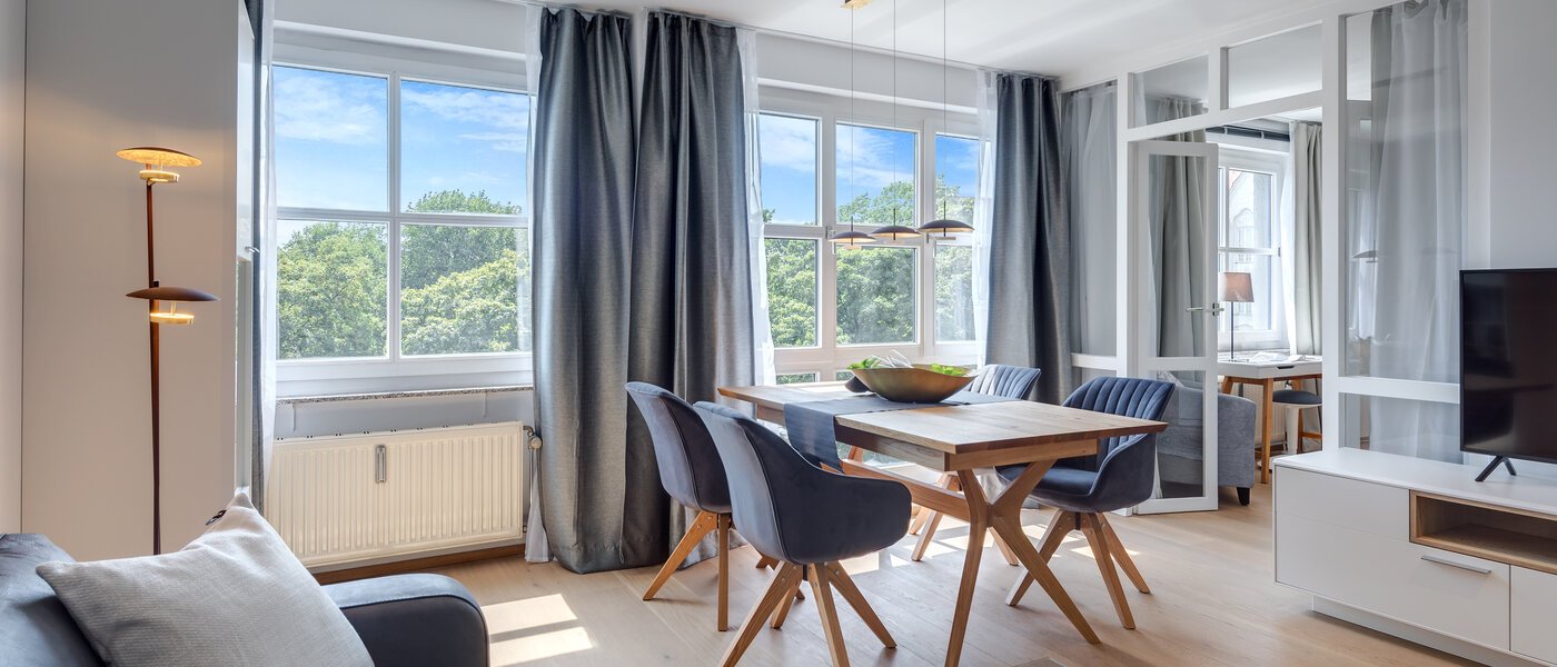 квартира München Schwabing 02 жилое пространство 11155