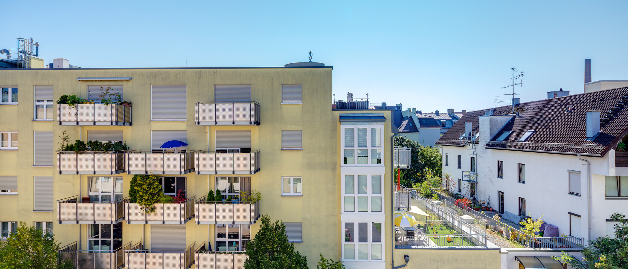 квартира München Neuhausen 01 вид из окна 11167