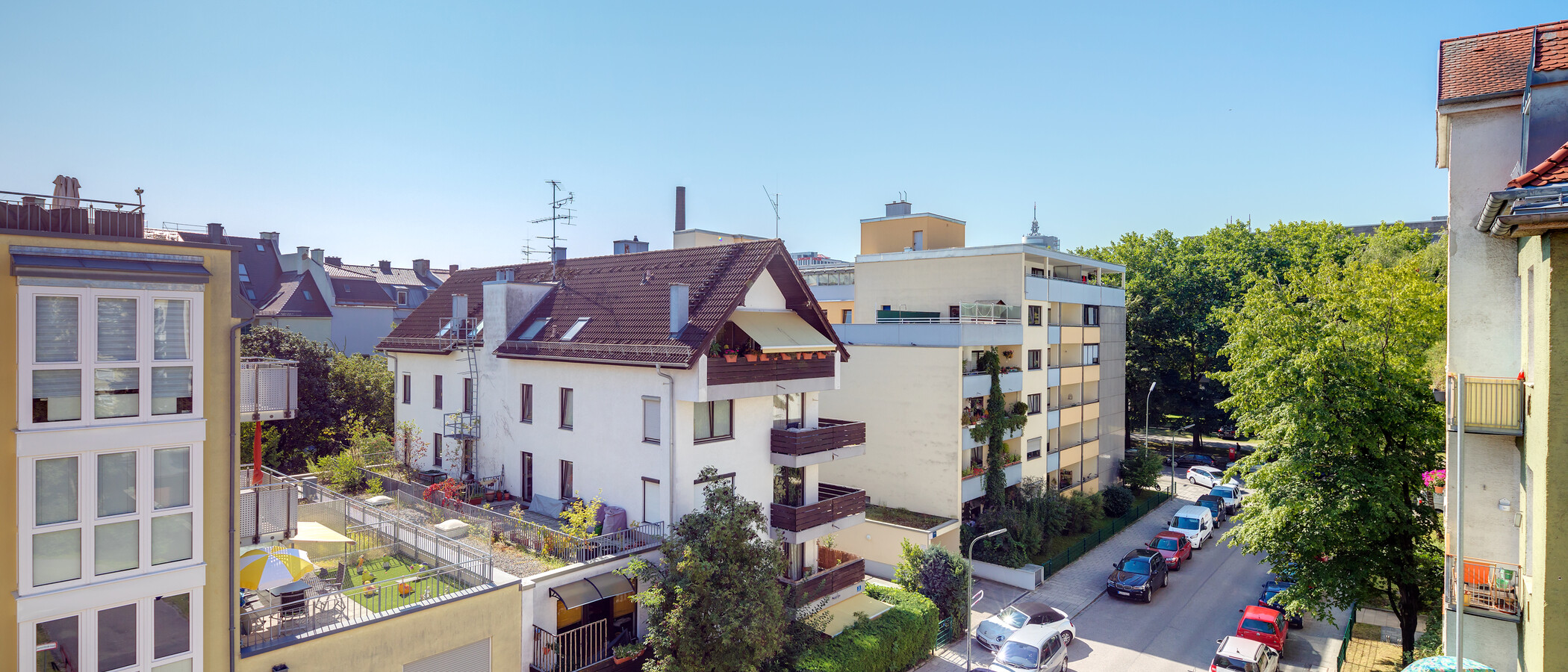 квартира München Neuhausen 02 вид из окна 11167