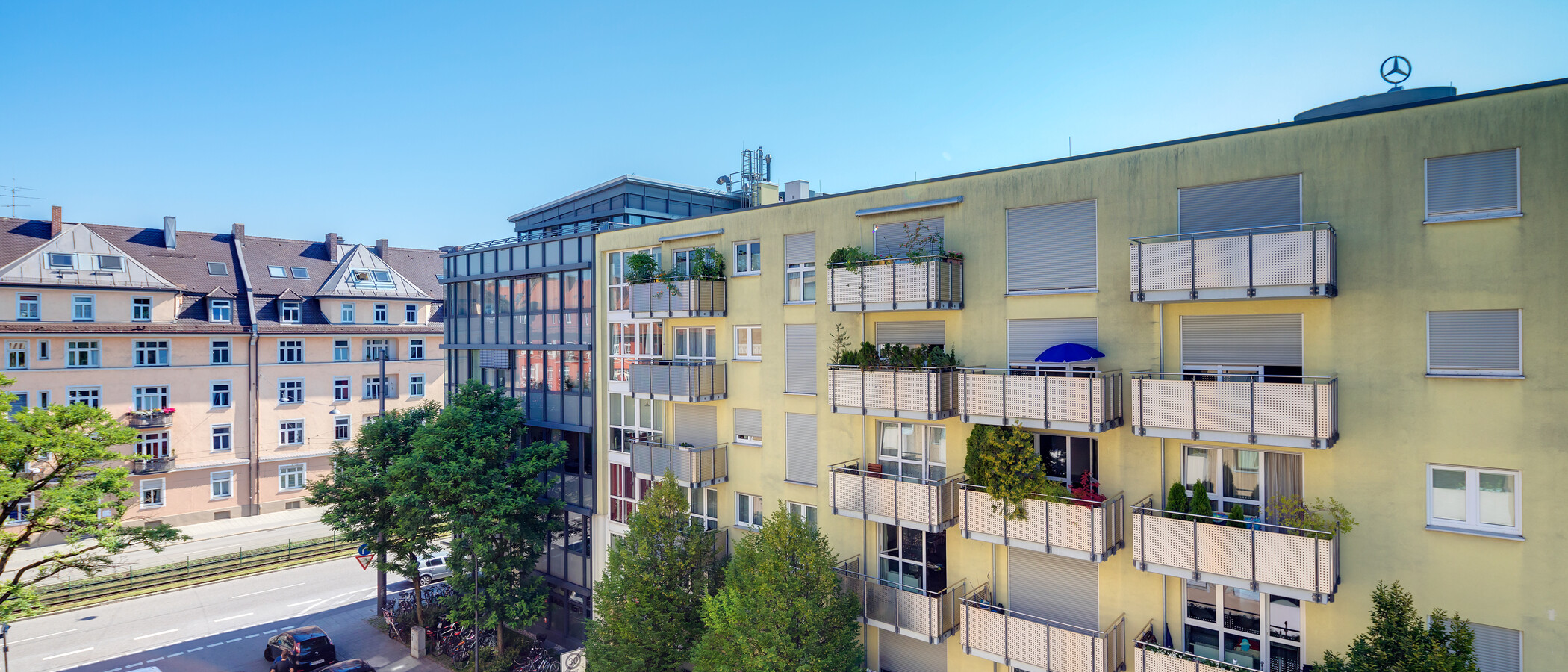 квартира München Neuhausen 03 вид из окна 11167
