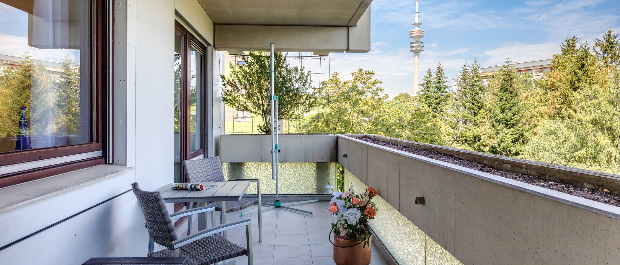 квартира München Schwabing-West 01 балкон 11193