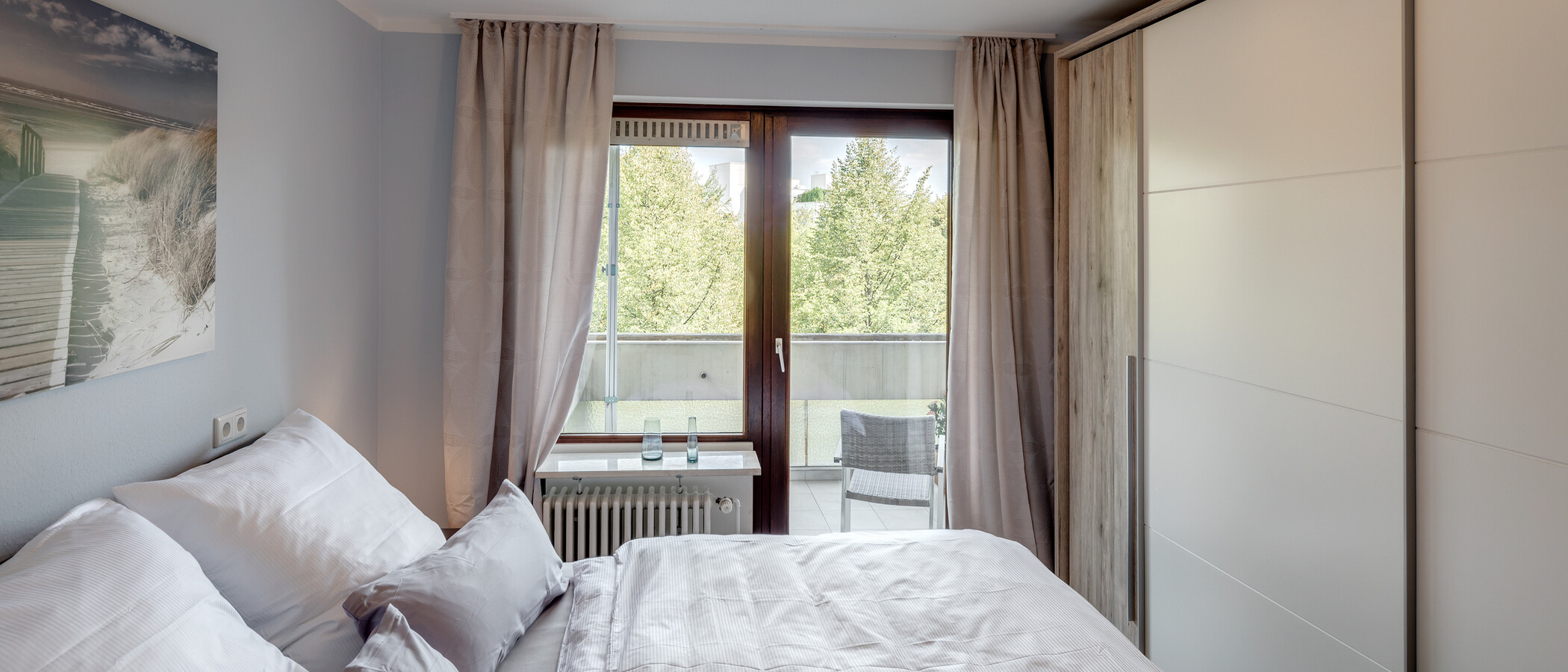 квартира München Schwabing-West 02 спальная комната 11193