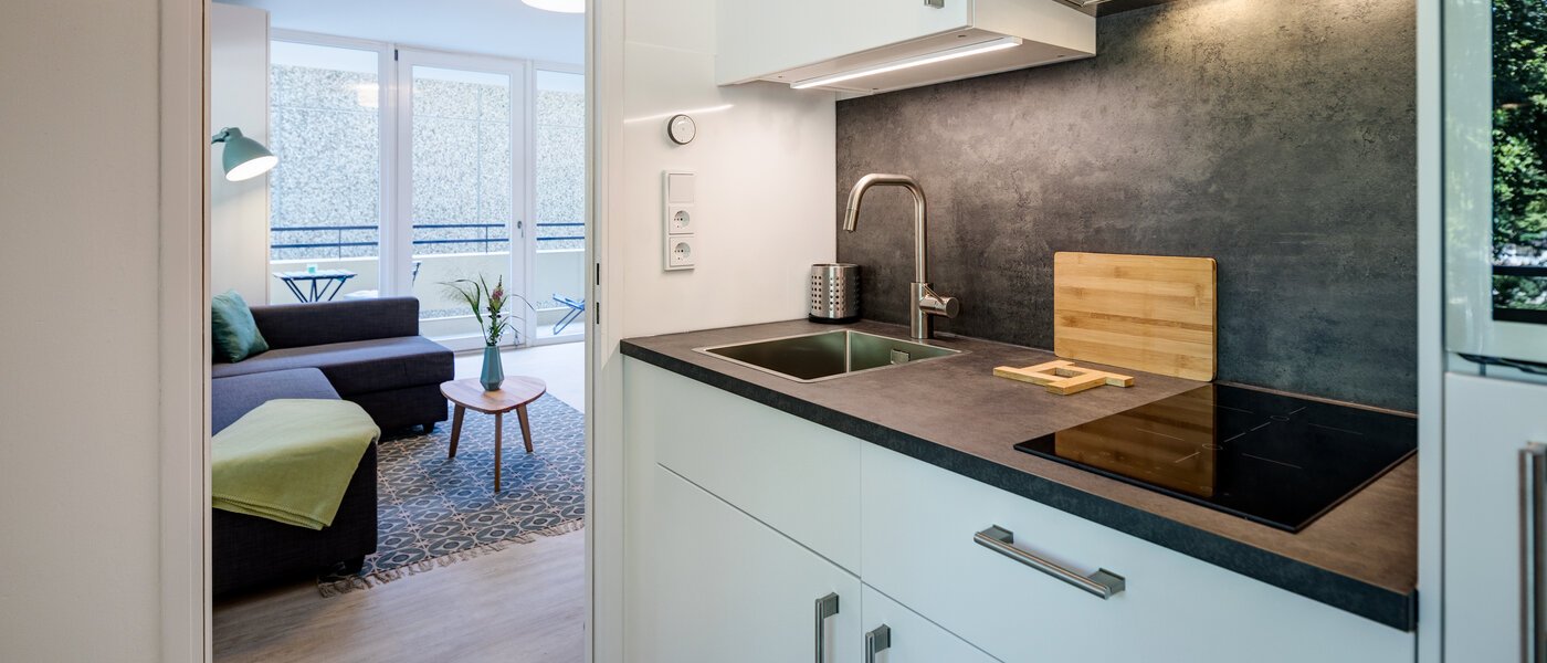 квартира München Schwabing-West (rund um den Bonner Platz) 01 кухня 11195