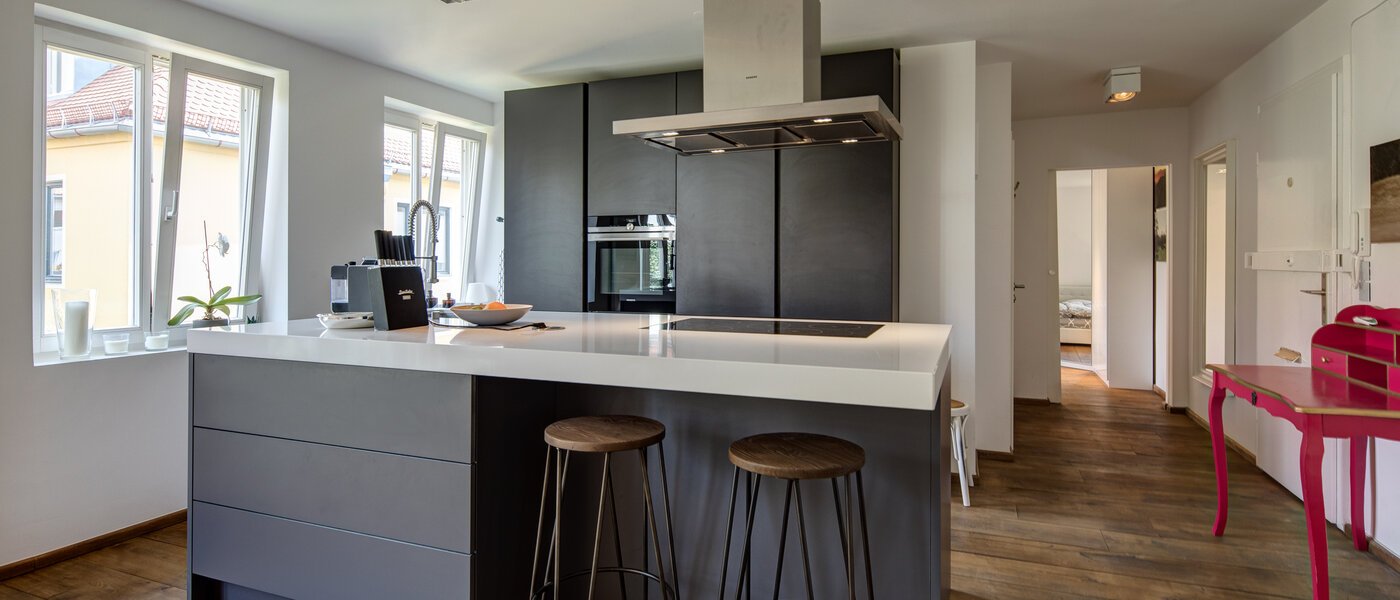 квартира München Schwabing 01 кухня 11220