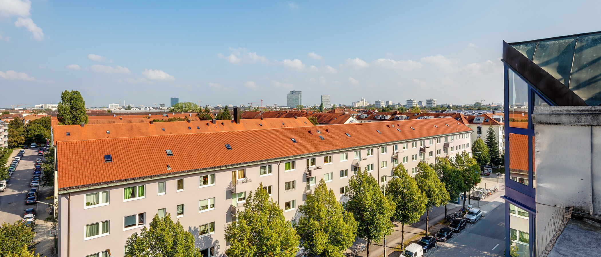 квартира München Milbertshofen 02 вид из окна 11227