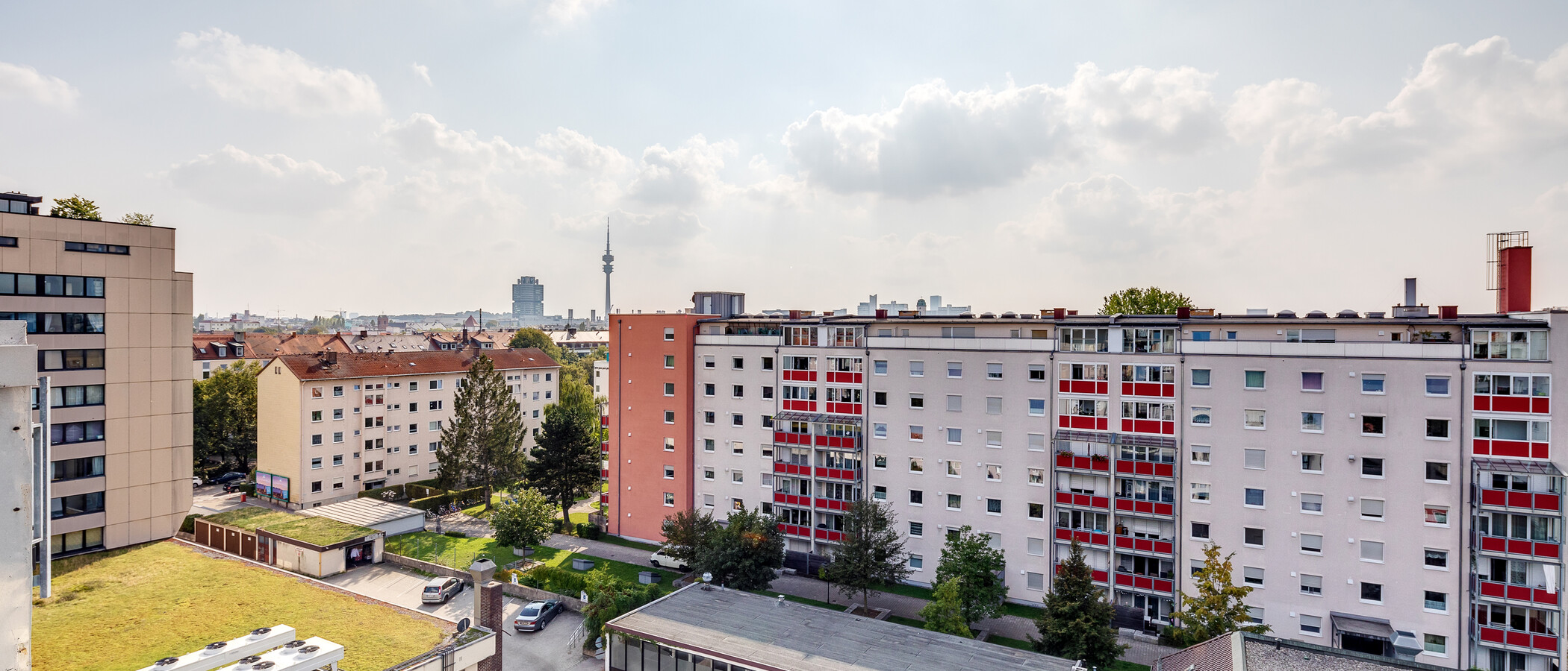 квартира München Milbertshofen 03 вид из окна 11227