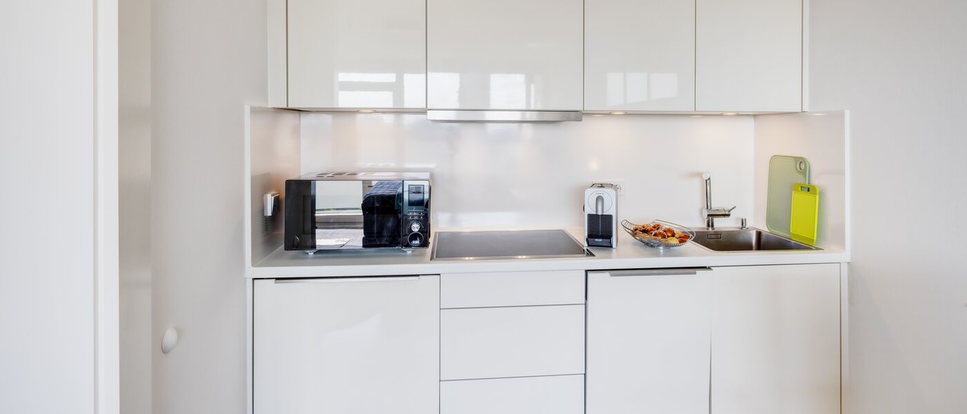 квартира München Olympiazentrum 01 кухня 11229