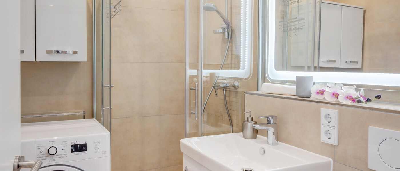 квартира München Olympiazentrum 01 ванная комната 11229