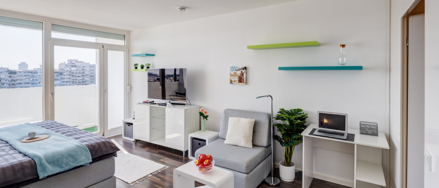 квартира München Olympiazentrum 02 жилое пространство 11229