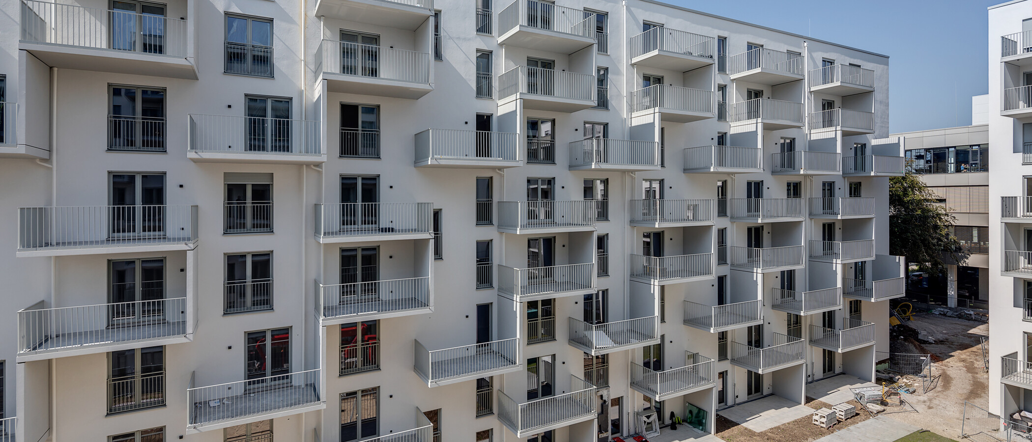 квартира München Schwabing (rechts der Leopoldstraße) 01 вид из окна 11242