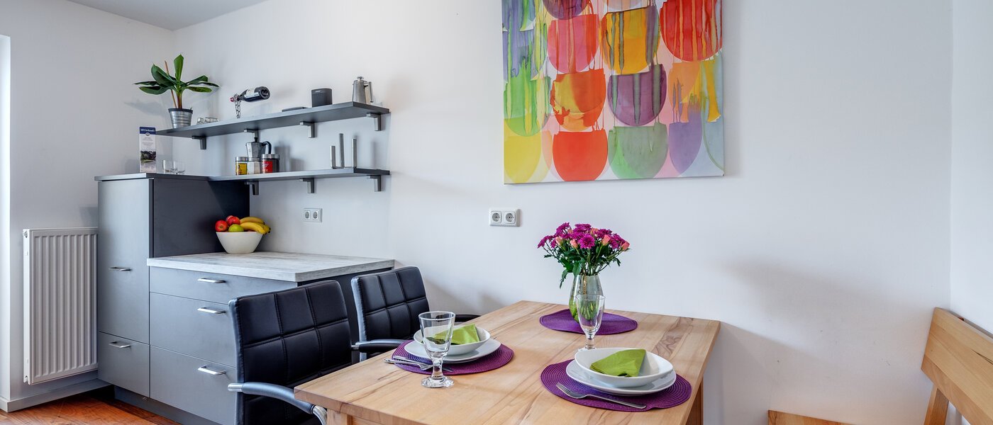 квартира München Glockenbachviertel 04 кухня 11245