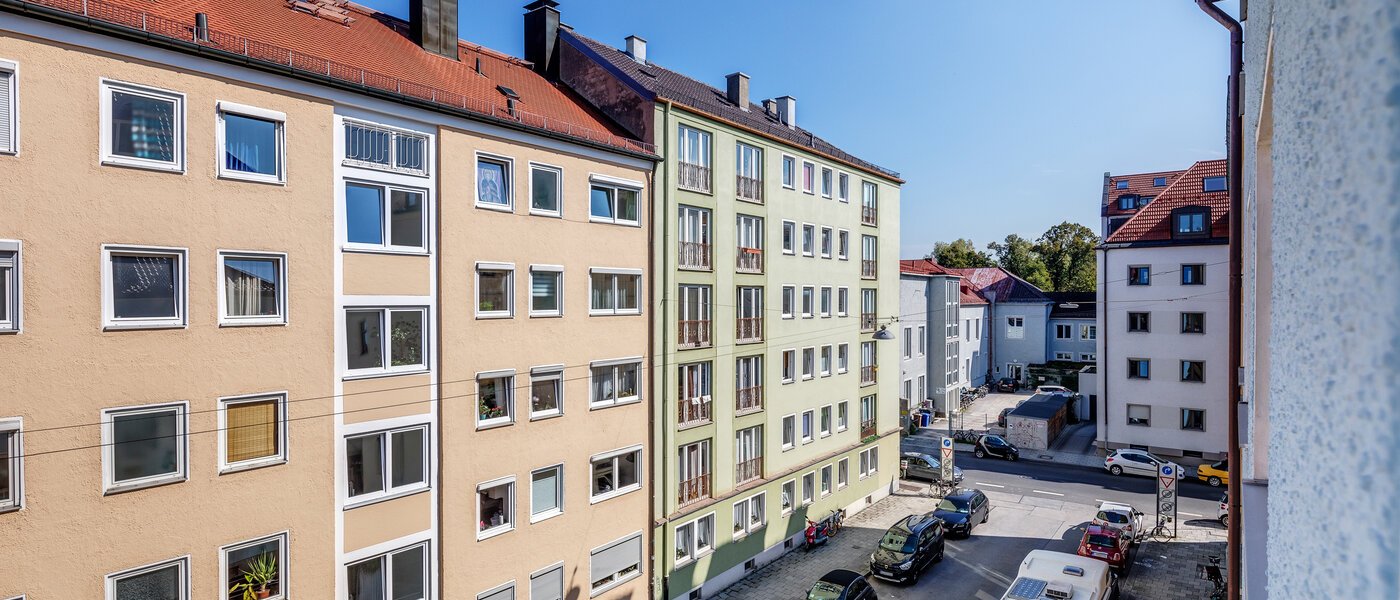 квартира München Glockenbachviertel 05 вид из окна 11245