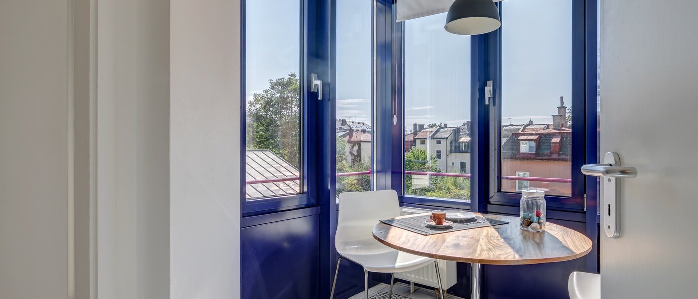 квартира München Neuhausen 03 кухня 11252