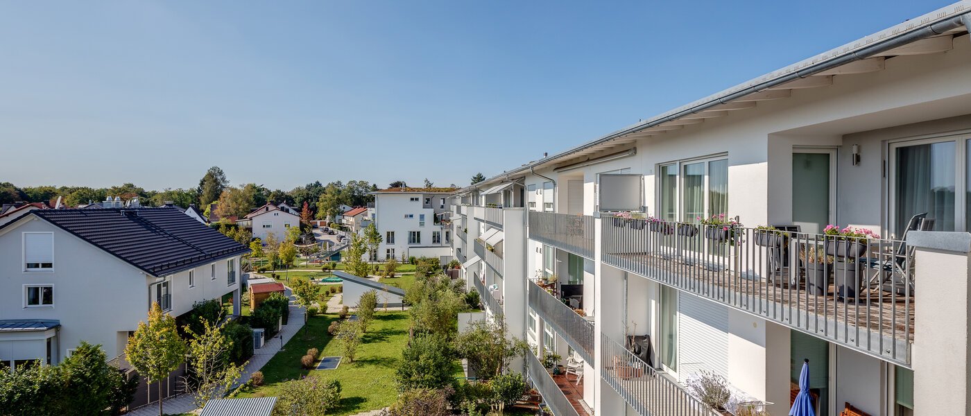 квартира München Parkstadt Solln 05 вид из окна 11253