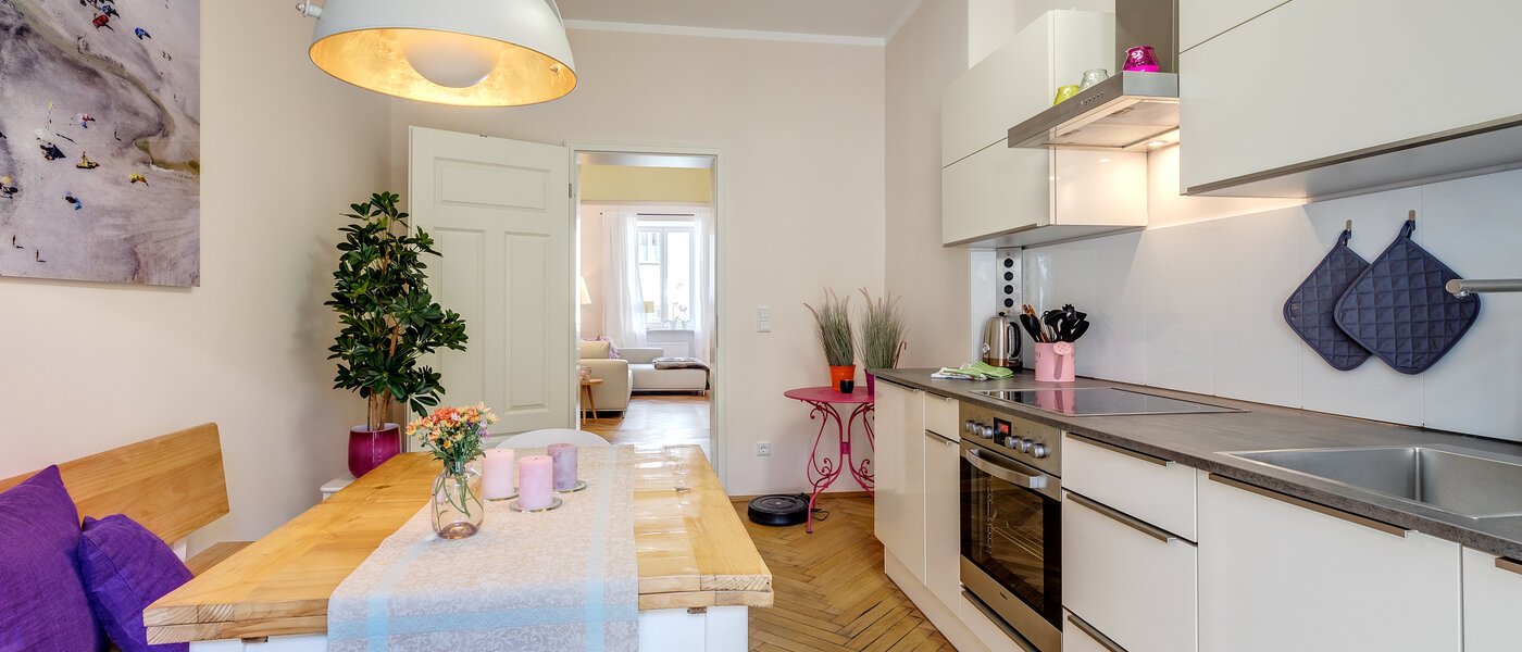 квартира München Glockenbachviertel 04 кухня 11255