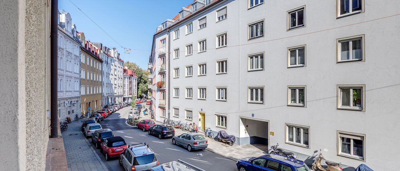 квартира München Glockenbachviertel 03 вид из окна 11255