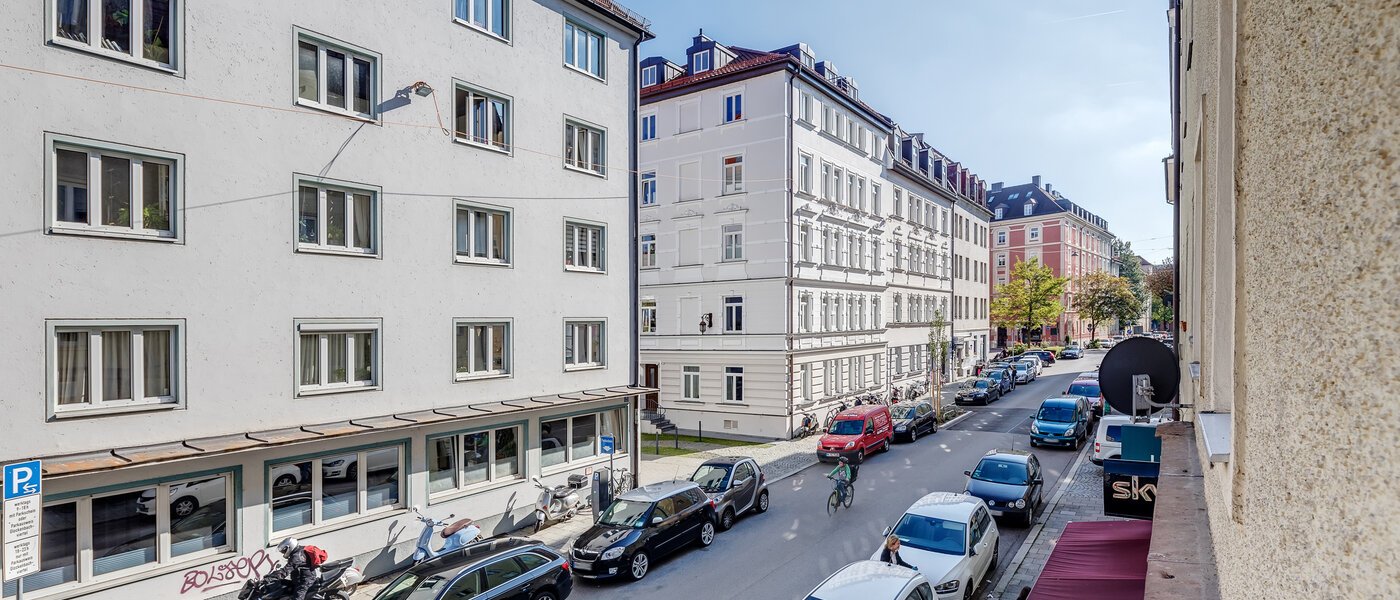 квартира München Glockenbachviertel 04 вид из окна 11255