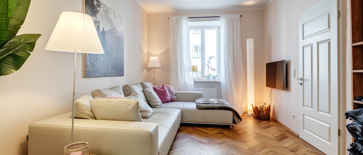 квартира München Glockenbachviertel 01 гостиная 11255