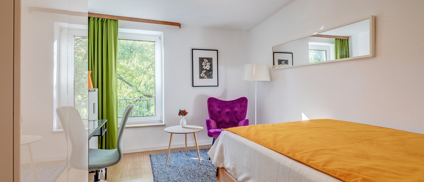 квартира München Parkstadt Bogenhausen 01 2-я спальная комната 11256