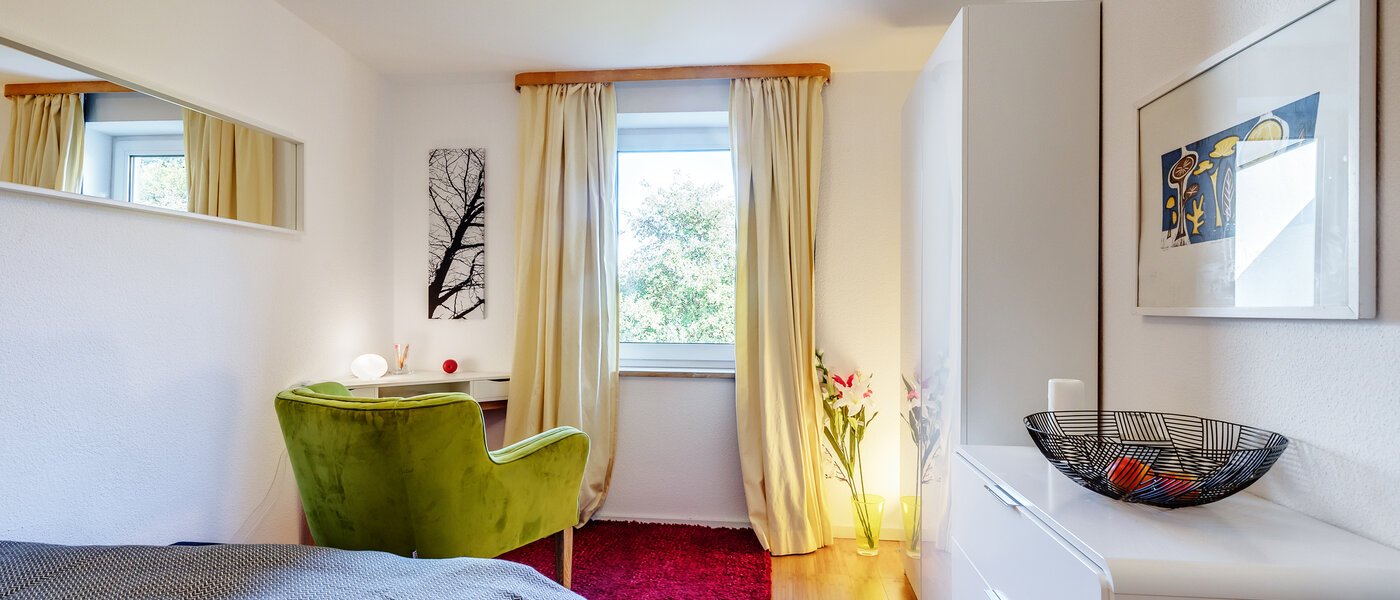 квартира München Parkstadt Bogenhausen 02 спальная комната 11256