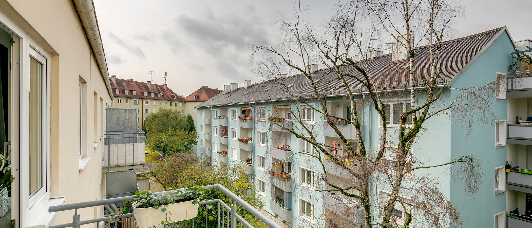 квартира München Neuhausen 01 вид из окна 11266