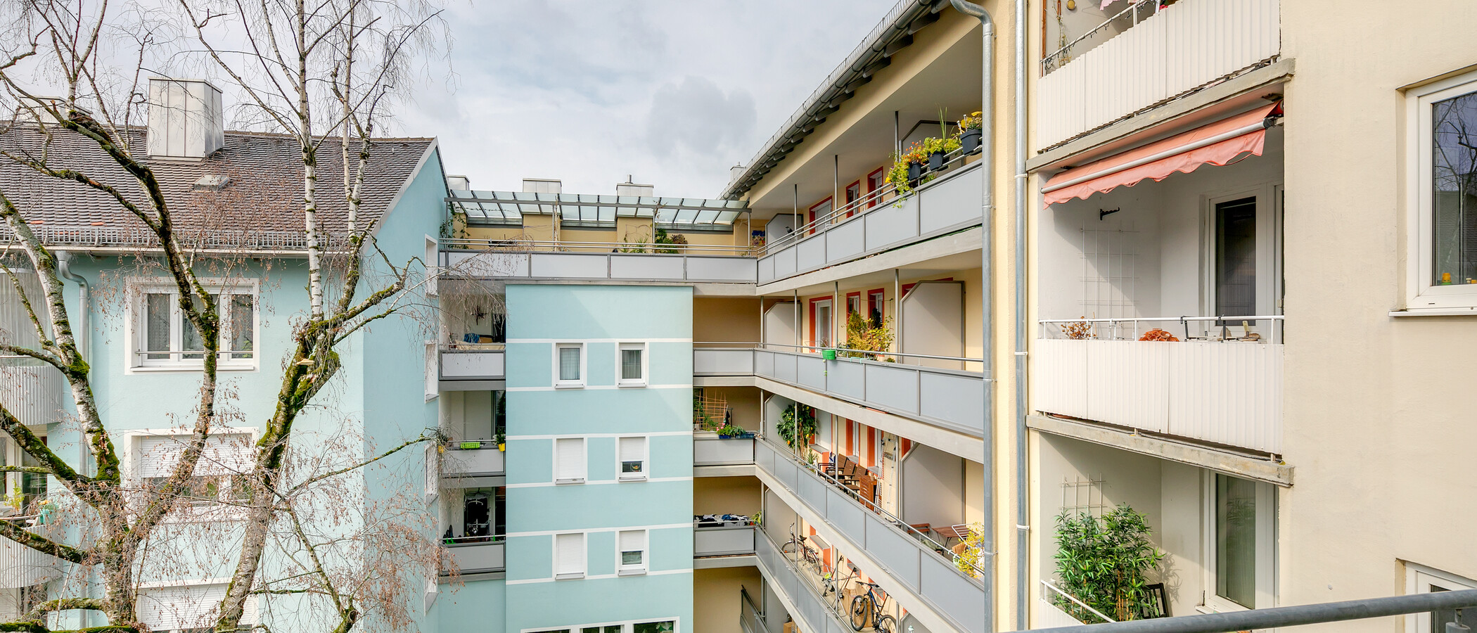 квартира München Neuhausen 02 вид из окна 11266